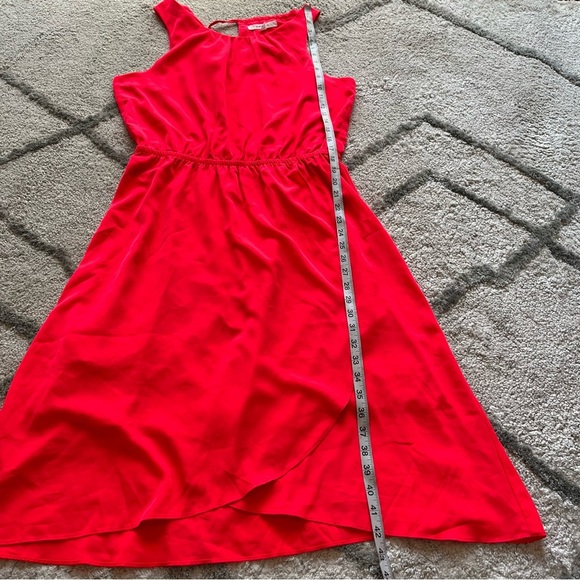 Athleta Martinque Dress Bright Coral Mini Sleeveless Elastic Waist medium - Picture 7 of 12